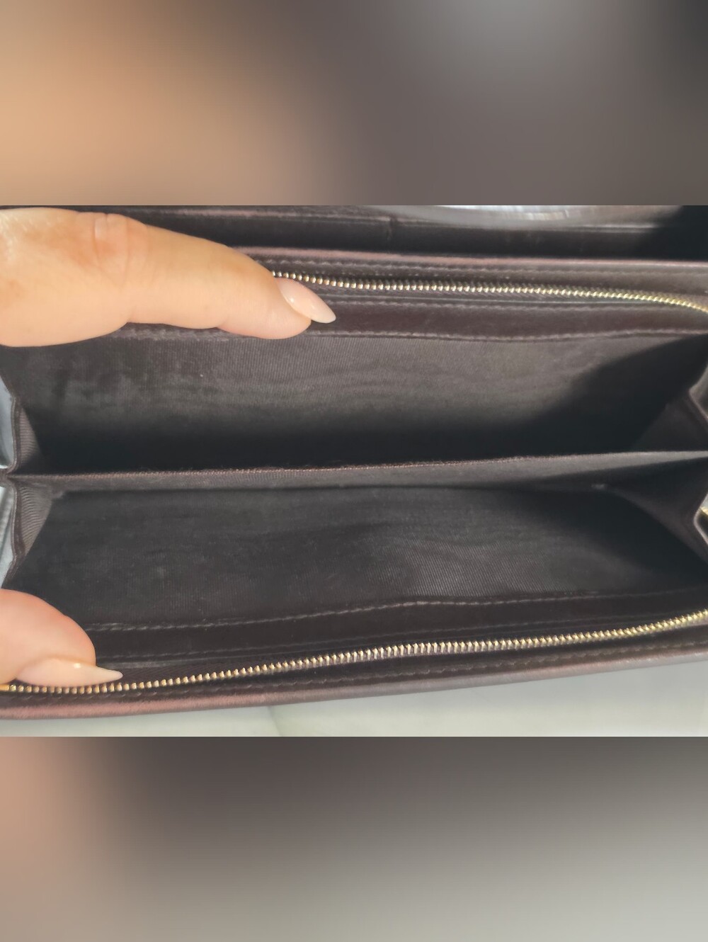 Gucci Guccissima Interlocking GG Continental Wallet Brown - Picture 9 of 9